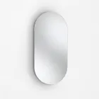 Badezimmer-Kombination mit 1 Schublade, anthrazitfarbenem Kunstharzwaschbecken und Spiegel - Titan Viadurini