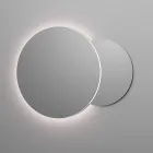 Badezimmer-Kombination mit 4 Schubladen in Rio-Eiche, Spiegel und Waschbecken - Velaria Viadurini