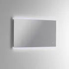 Badezimmer-Kombination mit 6 taubengrauen Schubladen, Spiegel und Waschbecken - Velaria Viadurini