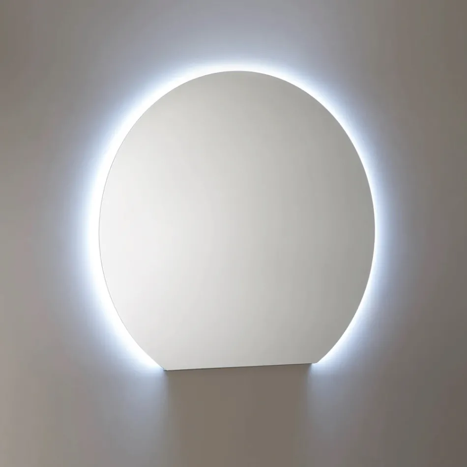 Badezimmerausstattung mit Noir Desir Gres Waschbecken - Orione Viadurini