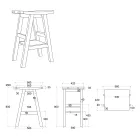 Badezimmerkomposition mit rundem Spiegel, Schrank und Zubehör - Maryse Viadurini