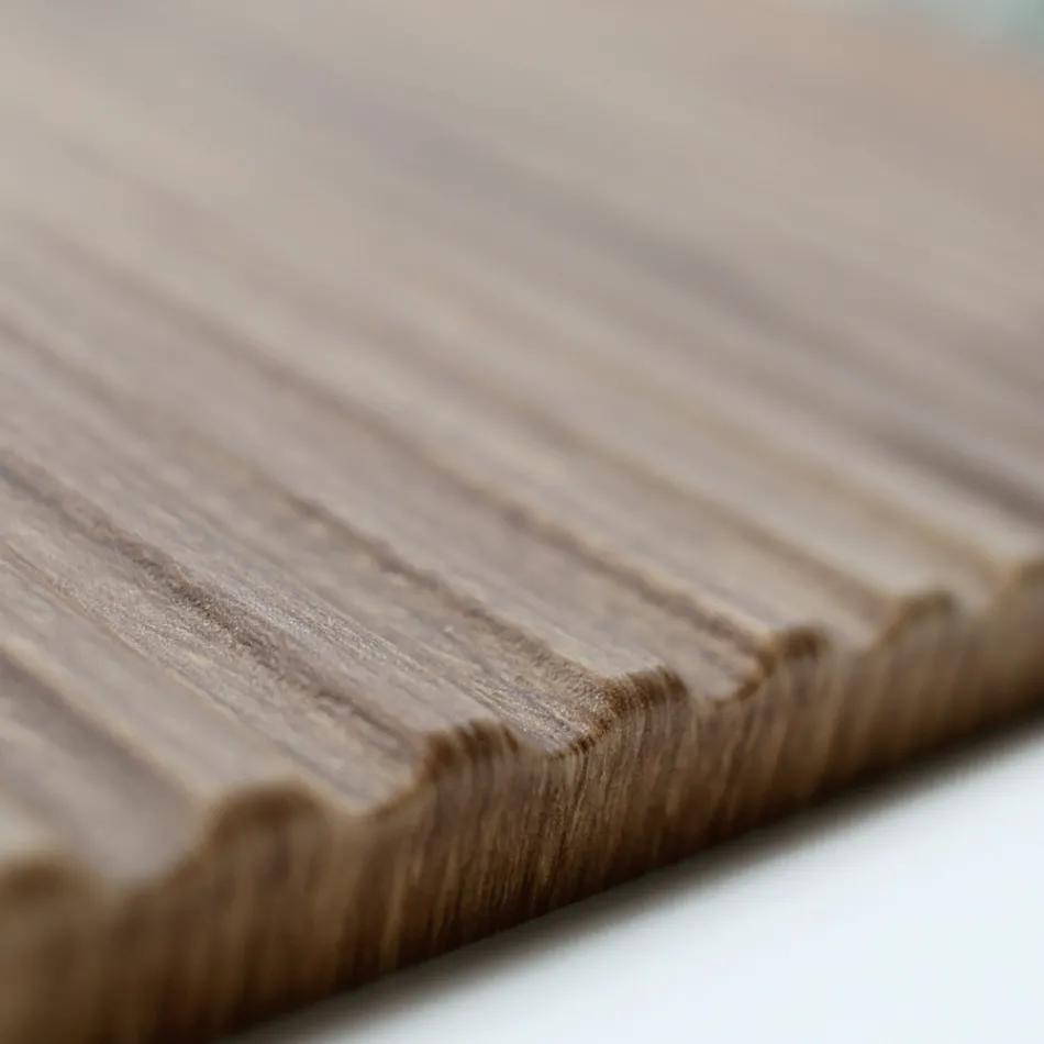 Badezimmerkomposition in Rio-Eiche und Cannettati-Grau, hergestellt in Italien – Chrono Viadurini