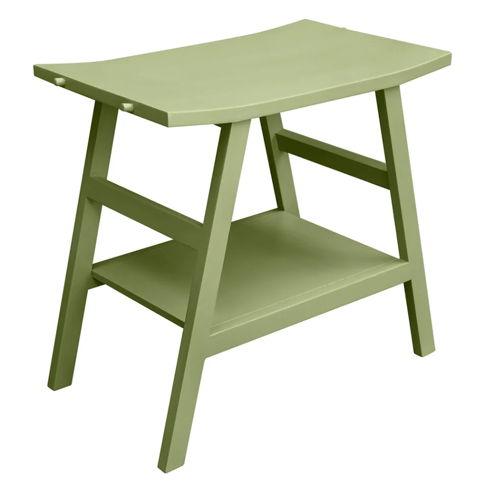 Grüne Badezimmerkomposition mit kratzfestem Schrank und Zubehör - Patryk Viadurini