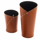 Modernes Design Büro Komposition aus Leder Made in Italy - Giulio Viadurini