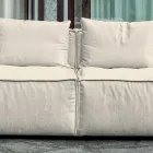 Zusammensetzung aus 2 Sofas mit Rückenlehne und 2 Armlehnen - Bizarre Viadurini