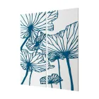 Komposition aus 2 Tafeln mit Blumen, hergestellt in Italien – Sheryl Viadurini