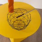 Zusammensetzung von 2 modernen Couchtischen aus Stahl Made in Italy - Pappel Viadurini