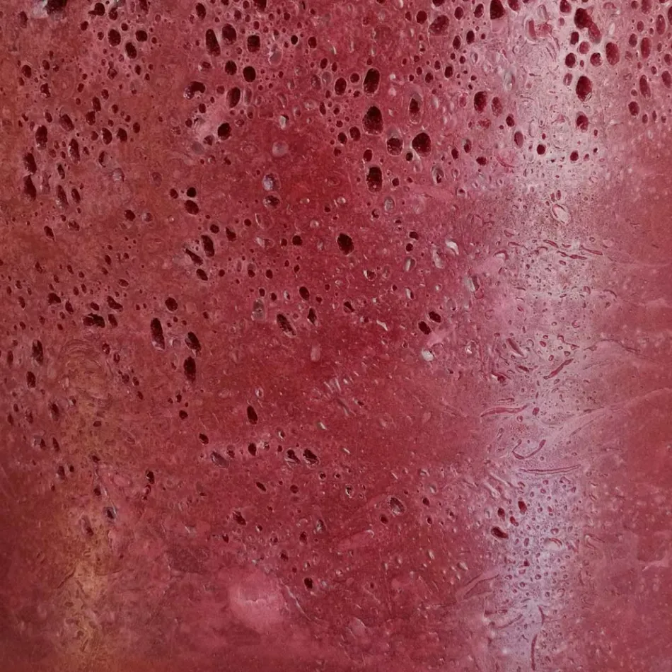 Zusammensetzung aus 3 modernen runden Wachskerzen, hergestellt in Italien – Candie Viadurini