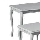 Zusammensetzung aus 3 Couchtischen unterschiedlicher Größe, hergestellt in Italien – Mummu Viadurini