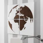 Komposition aus 4 Tafeln, die die Welt „Made in Italy“ repräsentieren – Ciro Viadurini