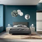 Zusammensetzung aus 4 runden Paneelen, hergestellt mit Laser, hergestellt in Italien – Maeko Viadurini