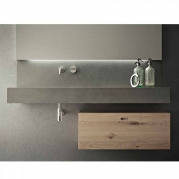 Design Zusammensetzung für Badezimmer Moderne Hängemöbel Made in Italy - Farart2