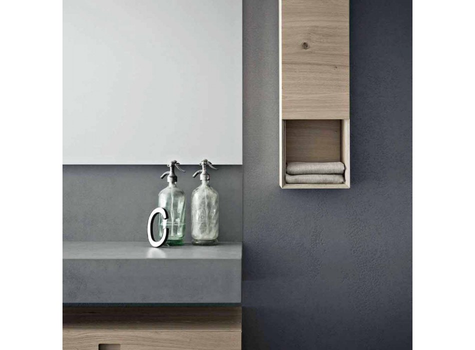Design Zusammensetzung für Badezimmer Moderne Hängemöbel Made in Italy - Farart2