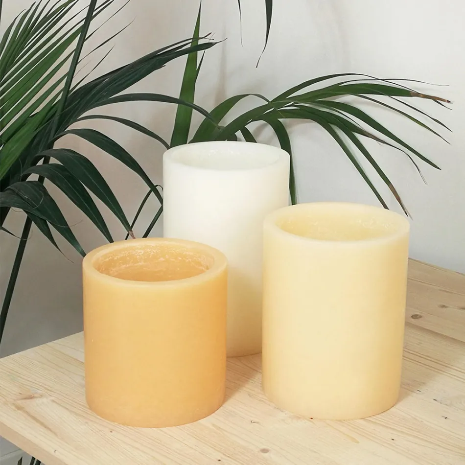 Komposition aus Duftlaternen mit Teelicht, hergestellt in Italien, 3 Stück – Terna Viadurini