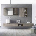 Zusammensetzung der modernen Badezimmermöbel, hängendes Design Made in Italy - Callisi6