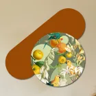 Komposition aus Holzgemälden mit Papageiendruck, hergestellt in Italien – Ägypten Viadurini