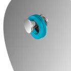 Freistehende Badezimmerschrank-Komposition mit blauen Accessoires - Carolie Viadurini