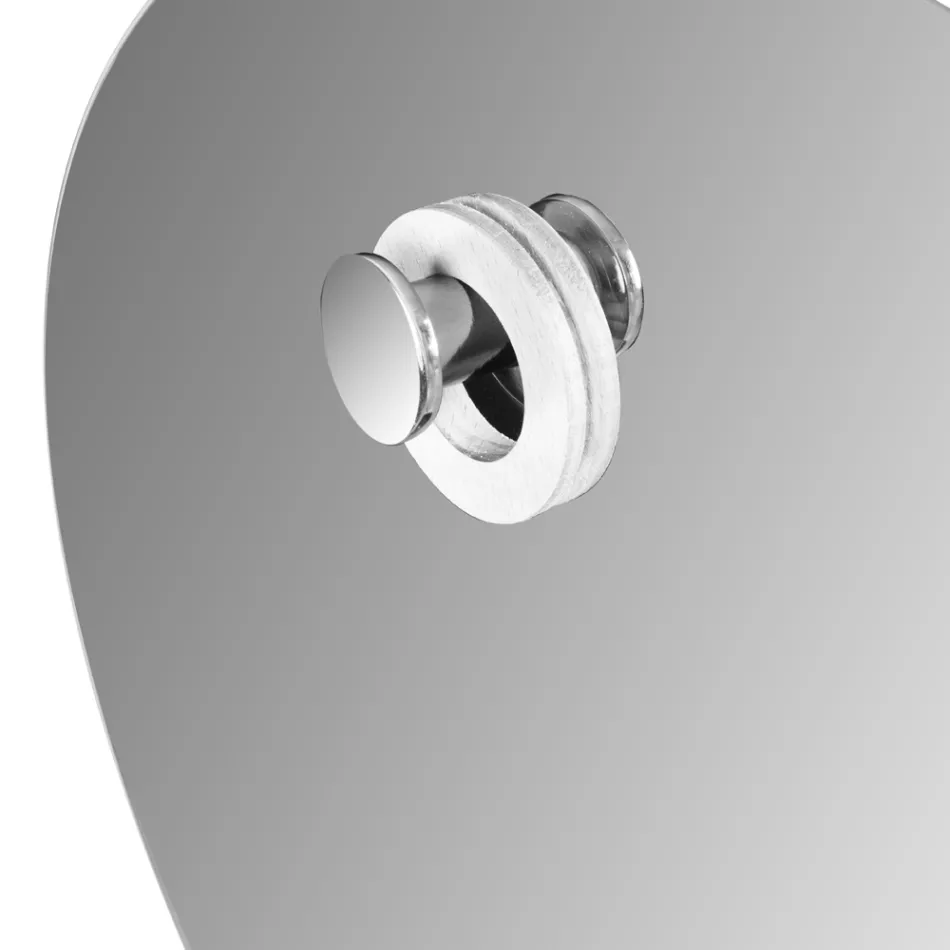 Weiße Badezimmerschrank-Komposition mit Spiegel und Zubehör inklusive – Carolie Viadurini