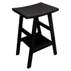 Schwarze Badezimmerschrank-Komposition komplett mit Spiegel und Zubehör - Maryse Viadurini