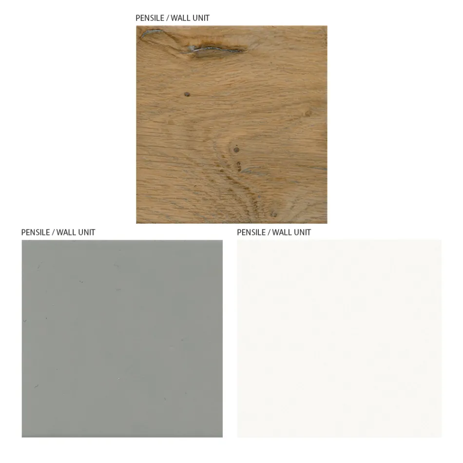 Zusammensetzung von Wohnzimmermöbeln und TV-Ständer aus MDF, hergestellt in Italien – Hedda Viadurini