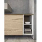 Moderne und hängende Badezimmermöbel Zusammensetzung, Made in Italy Design - Callisi1 Viadurini