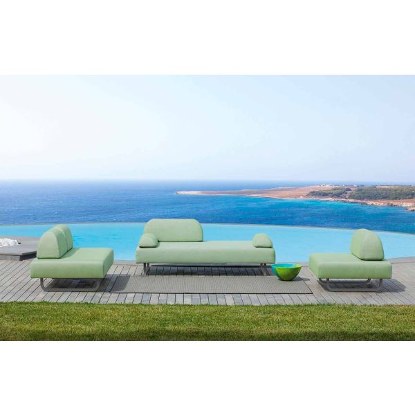 Outdoor wohnzimmer zusammensetzung in made in italy design stoff - selia