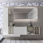 Hängende Badezimmermöbel-Komposition mit modernem Design Made in Italy - Callisi15 Viadurini