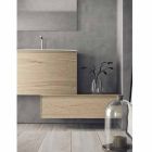 Hängende und moderne Komposition für das Badezimmer, Made in Italy Design - Callisi4 Viadurini