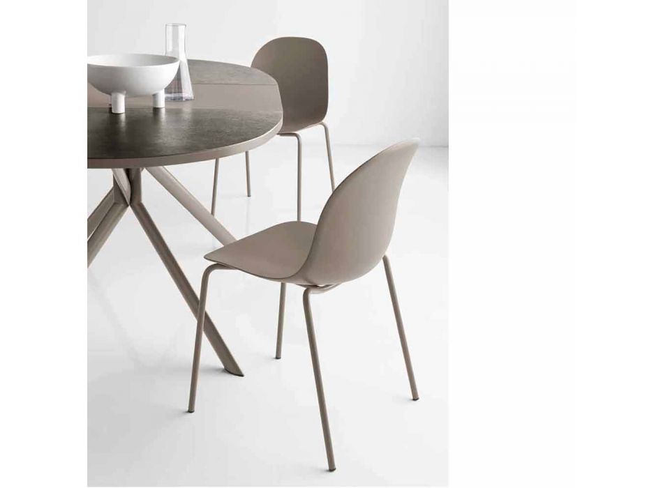 Connubia Calligaris Academy Design Stuhl aus Polypropylen, 2 Stück
