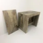 Konsole ausziehbar bis 300 cm vom Eingang oder Wohnzimmer in Holz - Katharina Viadurini