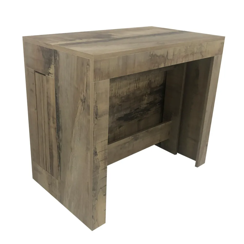 Konsole ausziehbar bis 300 cm vom Eingang oder Wohnzimmer in Holz - Katharina Viadurini