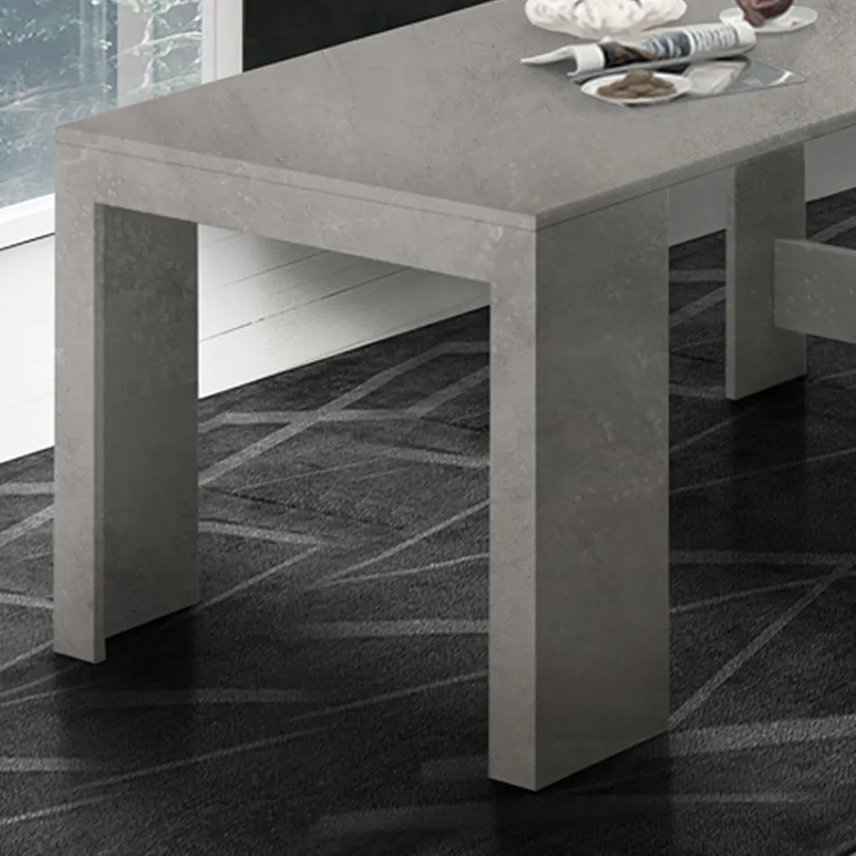 Konsole ausziehbar bis 300 cm vom Eingang oder Wohnzimmer in Holz - Katharina Viadurini