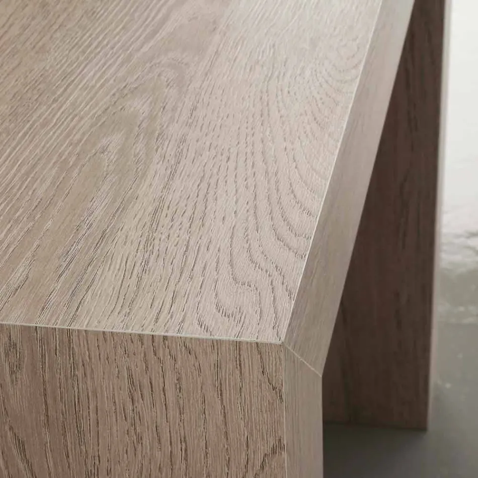 Ausziehbare Konsole bis zu 295 cm aus Uri-Faltmelamin Viadurini