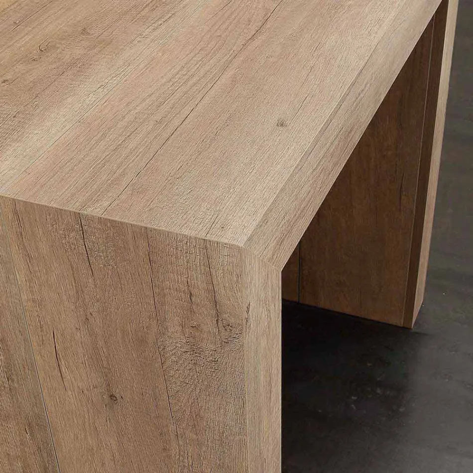 Ausziehbare Konsole bis zu 295 cm aus Uri-Faltmelamin Viadurini