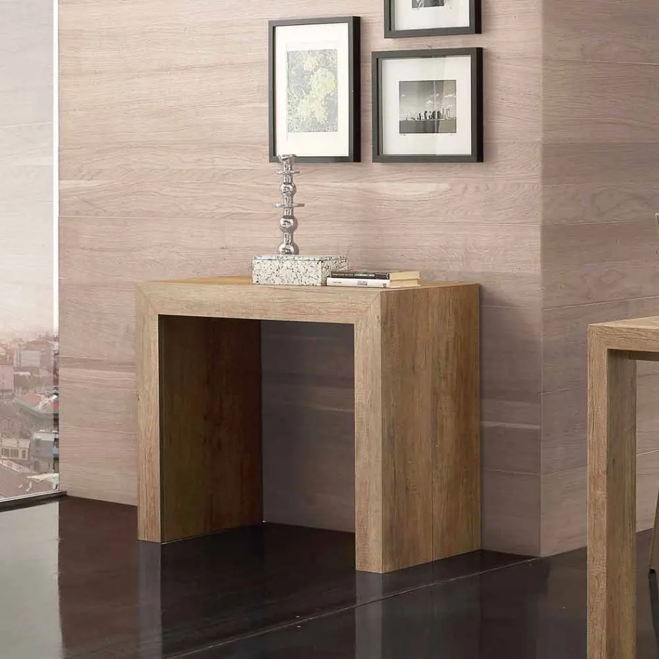 Ausziehbare Konsole bis zu 295 cm aus Uri-Faltmelamin Viadurini