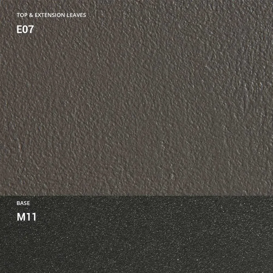 Konsole mit Platte in Mörteloptik und Metallsockel Made in Italy - Timedio Viadurini