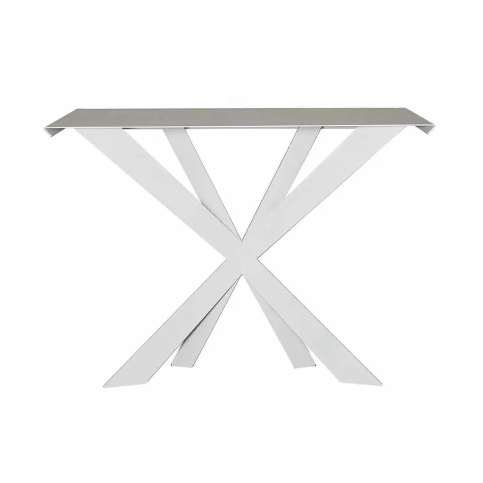 Wohnzimmerkonsole oder Eingang aus farbigem Eisen Made in Italy - Zecchina Viadurini