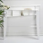 Feste Konsole mit 4 Objektaufbewahrungsfächern aus PMMA, hergestellt in Italien – Aladdin Viadurini