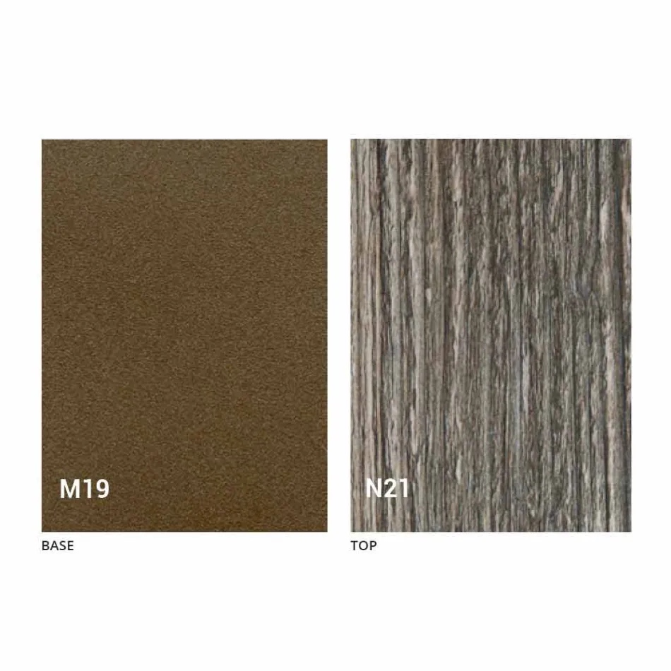 Konsole aus Holz und Metall ausziehbar Bis zu 295 cm Made in Italy - Timedio Viadurini