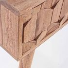 Sheesham Holzkonsole mit zwei Schubladen Luxus Design Homemotion - Fregene Viadurini
