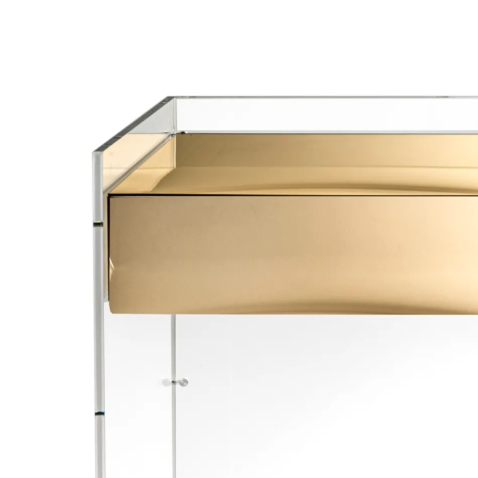 Konsolentisch in drei Ausführungen aus Plexiglas, hergestellt in Italien - Fedra Viadurini