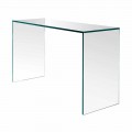 Konsole aus extra klarem Glas Minimales Design Made in Italy 2 Dimensionen - Selex