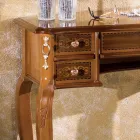 Klassische Eingangskonsole aus Holz mit 5 Schubladen Made in Italy - Richard Viadurini