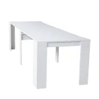 Moderne ausziehbare Konsole 296 cm aus Melaminholz, hergestellt in Italien – Ariella Viadurini