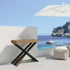 Moderne Konsole, ausziehbar auf 300 cm, mit anthrazitfarbenem Rahmen, hergestellt in Italien – Avventura Viadurini