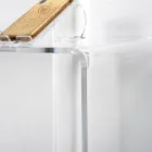 Moderner Konsolentisch aus transparentem oder mehrfarbigem Plexiglas, hergestellt in Italien – Emy Viadurini