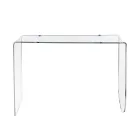 Alarico Konsolentisch aus transparentem Plexiglas im modernen Design, hergestellt in Italien Viadurini