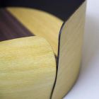 Moderne Runddose aus Echtholz Made in Italy - Stan Viadurini
