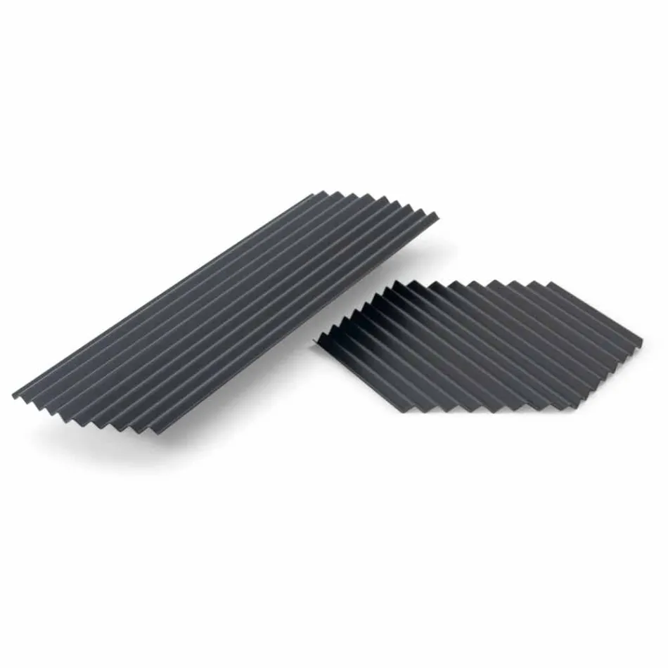 Paar Tabletts in schwarz oder gold lackiertem Stahl Modernes Design - Savona Viadurini