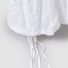 Eleganter Stuhlbezug mit Rückenlehne für Wohnzimmer aus besticktem Leinen – Panteo Viadurini